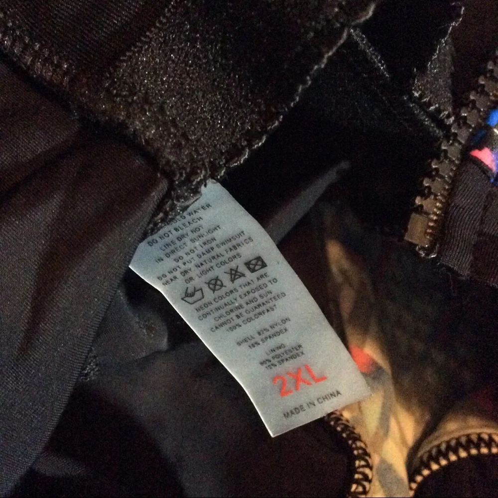 NWOT 2-Piece Zippered Tankini and Skirt, 2XL - Picture 10 of 10